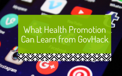 What health promotion can learn from GovHack